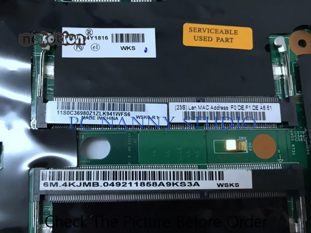 PANANNY для X220 Tablet X220T материнская плата с i7 2620M CPU вентилятором DDR3 04W3380 04y1816