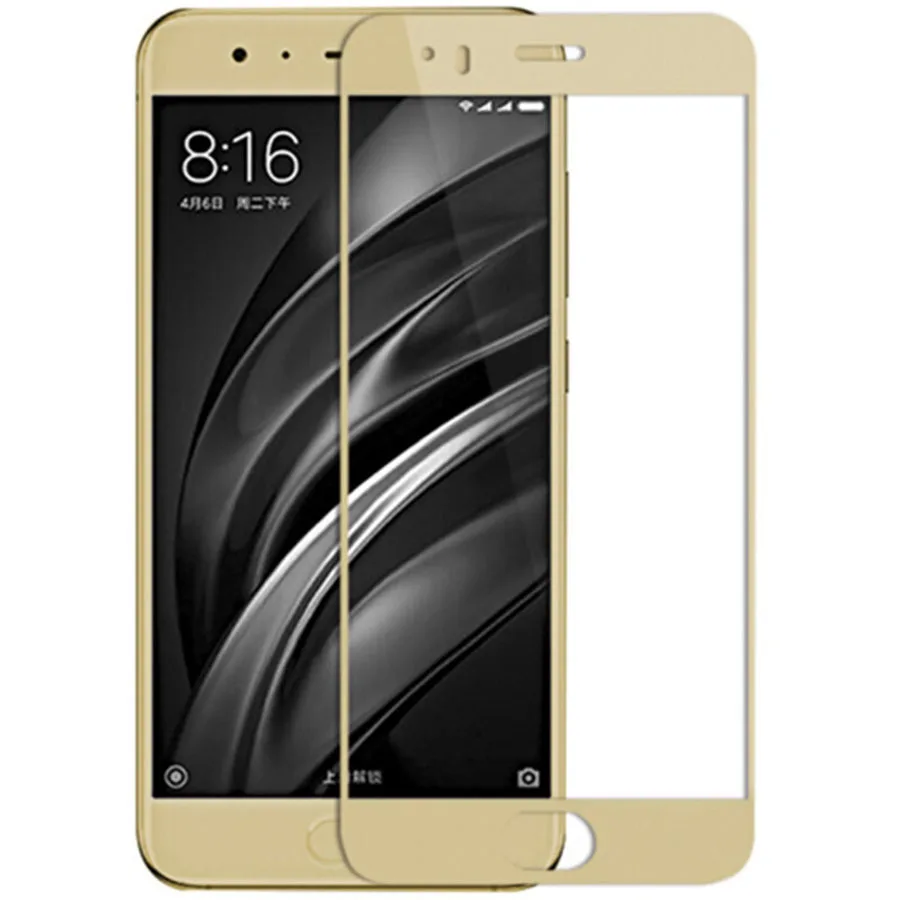 Защитное 3d-стекло с закругленными краями для Xiaomi Mi 6 пленка из закаленного стекла