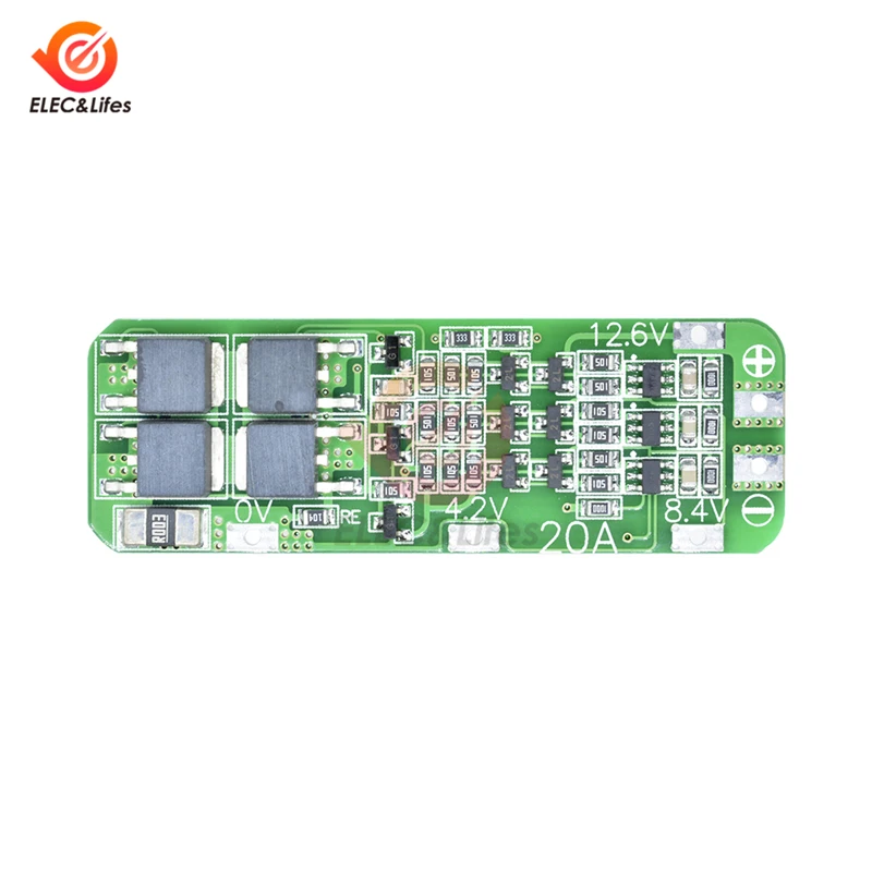 3S 20A литий ионная литиевая батарея 18650 зарядное устройство PCB плата защиты BMS 12 6 в