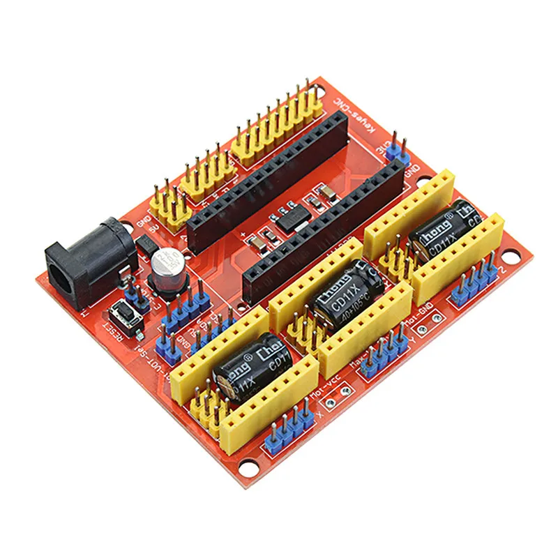 CNC щит V4 + Nano 3 0 доска A4988 axis Драйвер шагового двигателя с 1 шт. USB кабель|Контроллер