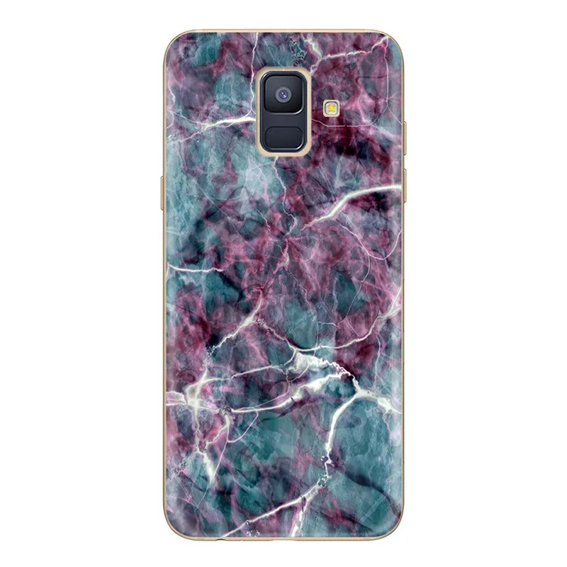 Чехол для Samsung Galaxy A5 A6 A8 A7 2017 Plus 2018 J3 J4 J5 J6 J7 S9 S8 S7 чехол телефона с мрамором ТПУ