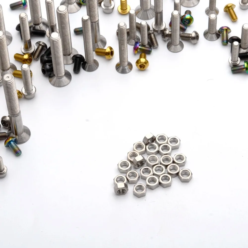 Высокопрочные титановые гайки Ti Gr5 шестигранная гайка TC4 Легкая металлическая 1