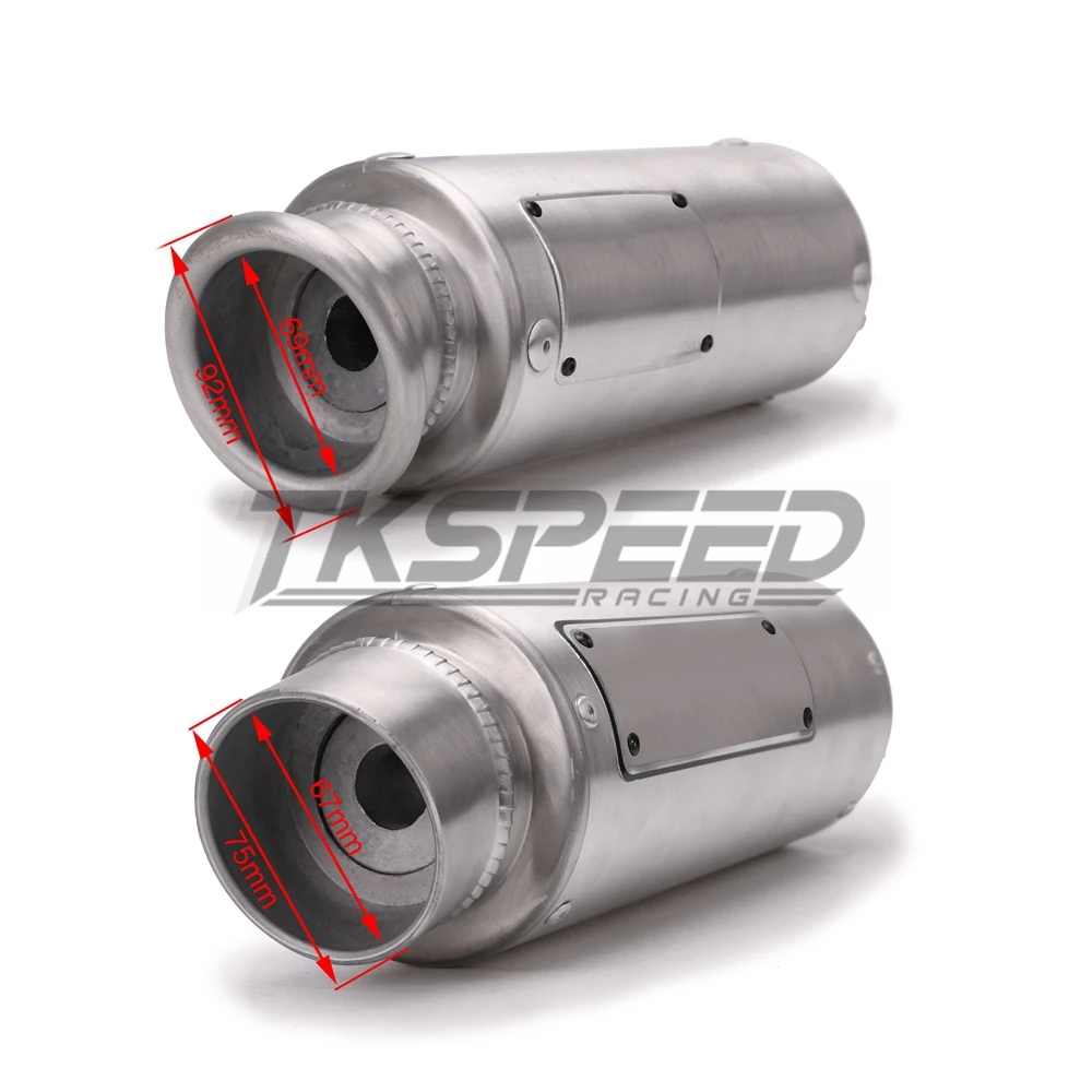 Универсальный изменение мотоцикл выхлопной трубы для WRS глушитель CB400 CBR400 VFR400