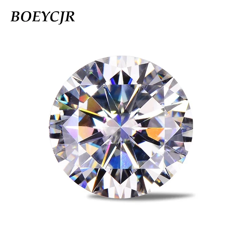 Круглый бриллиантовый Муассанит с бриллиантовой огранкой BOEYCJR 3ct 9 мм D Свободный
