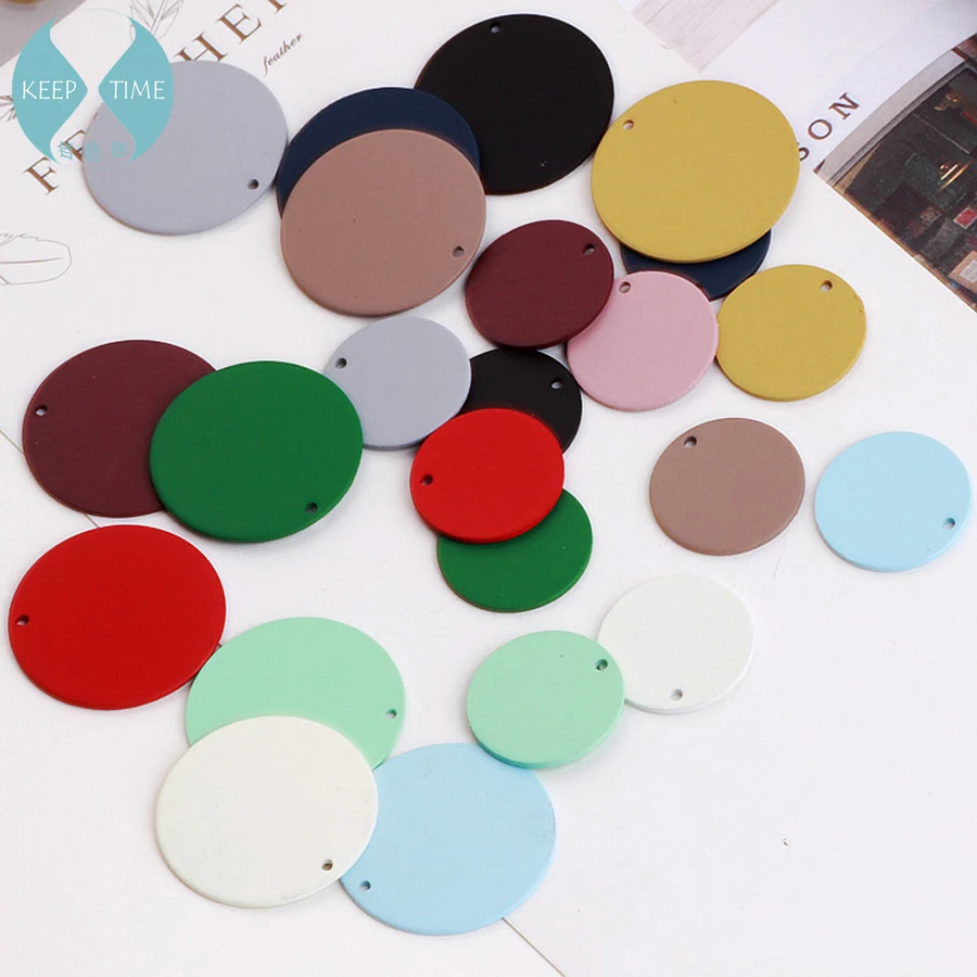 

Ritoule DIY earrings material spray matte scrub color rubber paint large round pendant ring earrings pendant