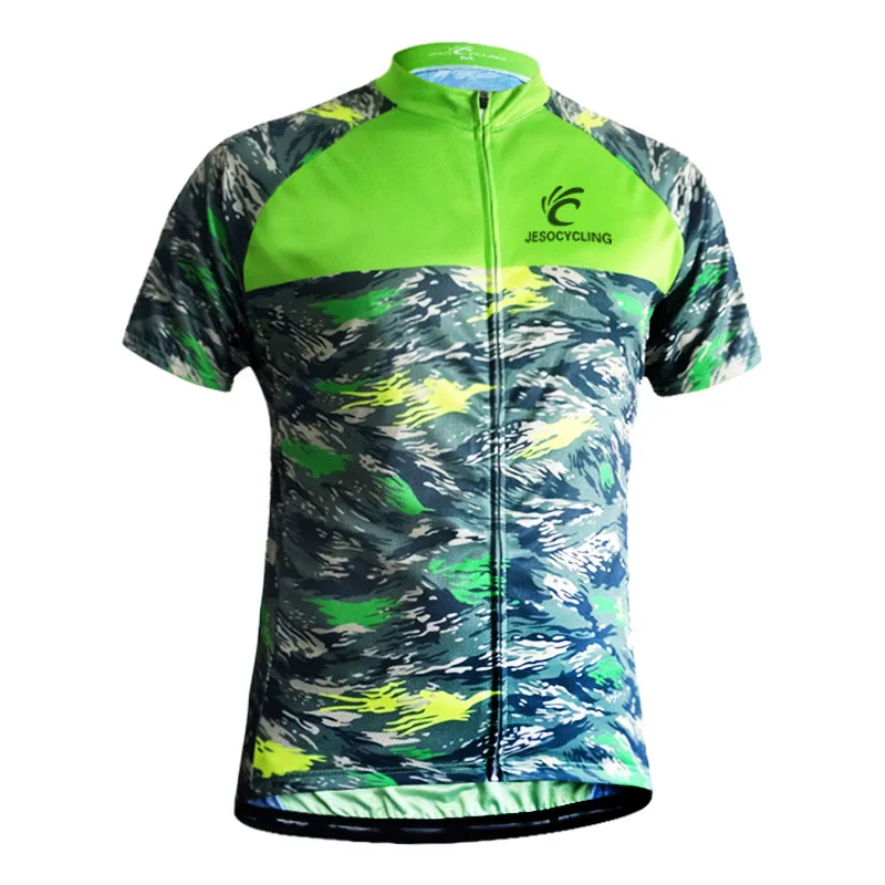 Мужская велосипедная майка Pro Team дышащая с коротким рукавом MTB одежда для