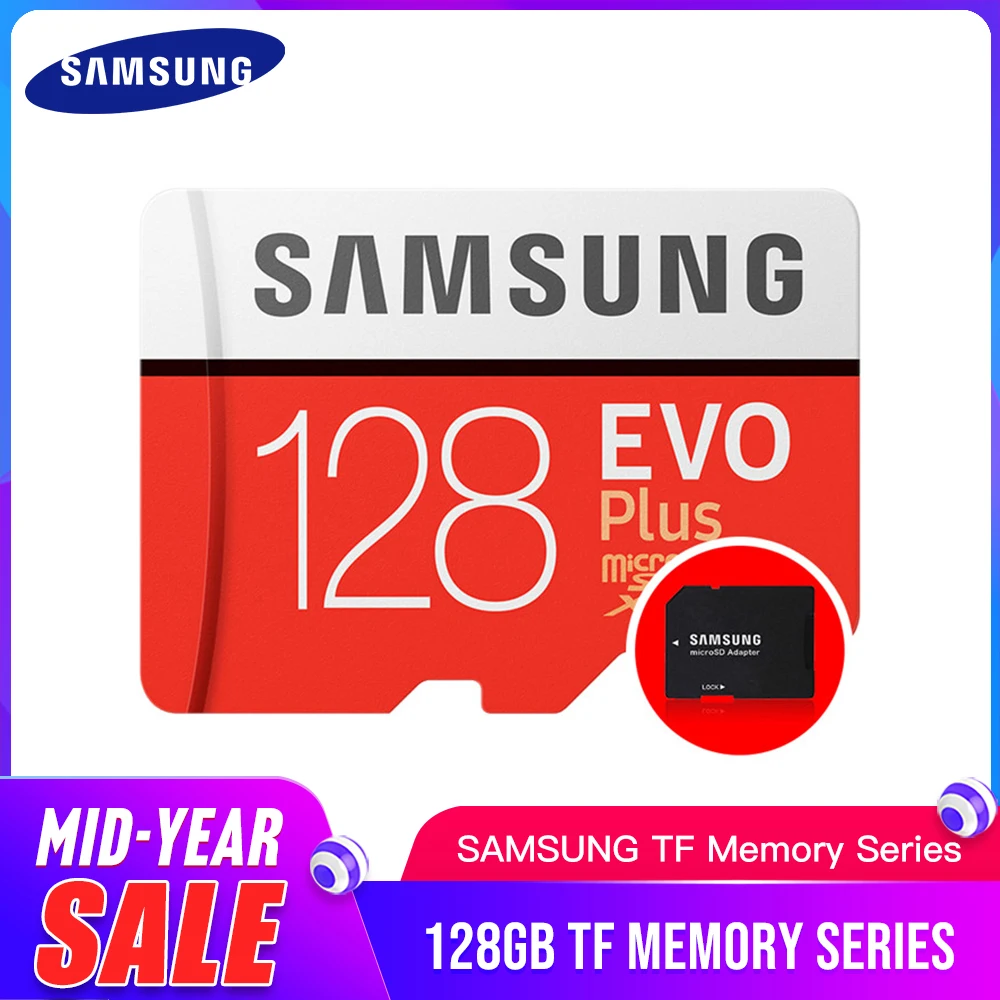 SAMSUNG карта памяти micro sd класс 10 128 ГБ|Карты памяти| |