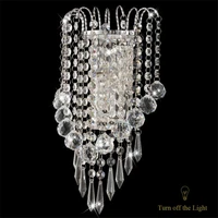 oygroup wall light with crystal ball drops decorative besides wall lamp for home sitting room bedroom corridor hotel no bulb