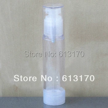 

10pcs 50ml Airless plastic lotion bottle with pump Cosmetic Packaging bottles free shipping