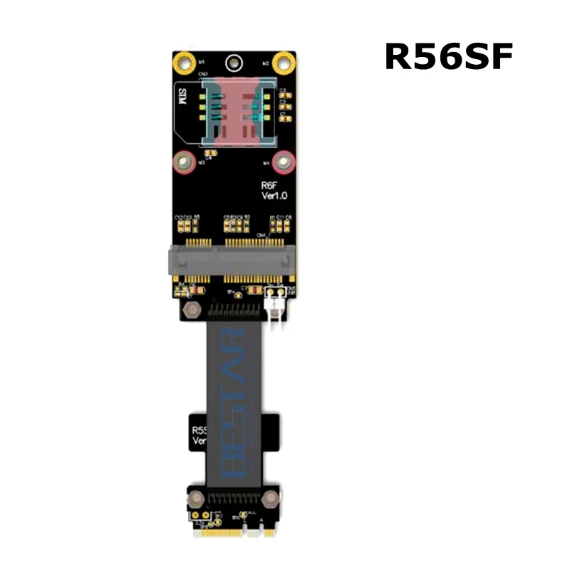 Riser M.2 wifi A + E A.E Key 2230 для Mini PCI mPCIe mini pcie кабель расширения карты 20 см 60 M2 Wi Fi Bluetooth 3G 4G