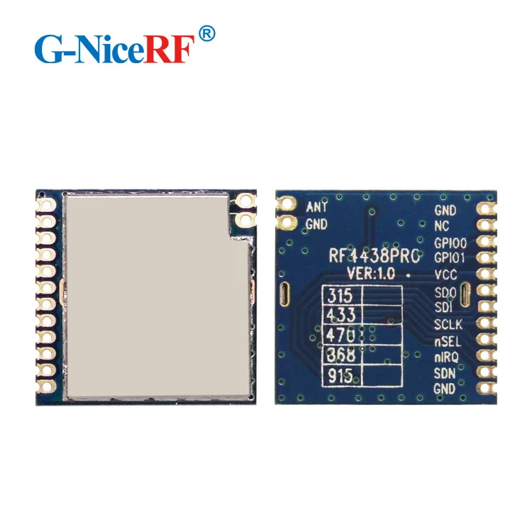 Встроенный радиочастотный модуль RF4438PRO Si4438 100 МГц SPI, 2 шт., 433 МВт