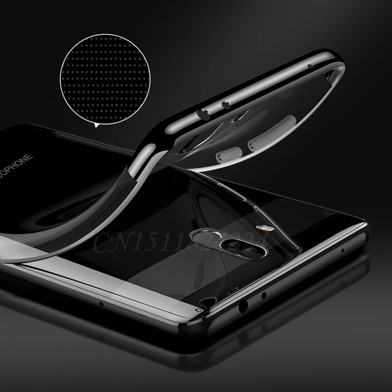 Прозрачный чехол Xiaomi Pocophone F1 покрытие мягкий тонкий ТПУ силиконовый бампер