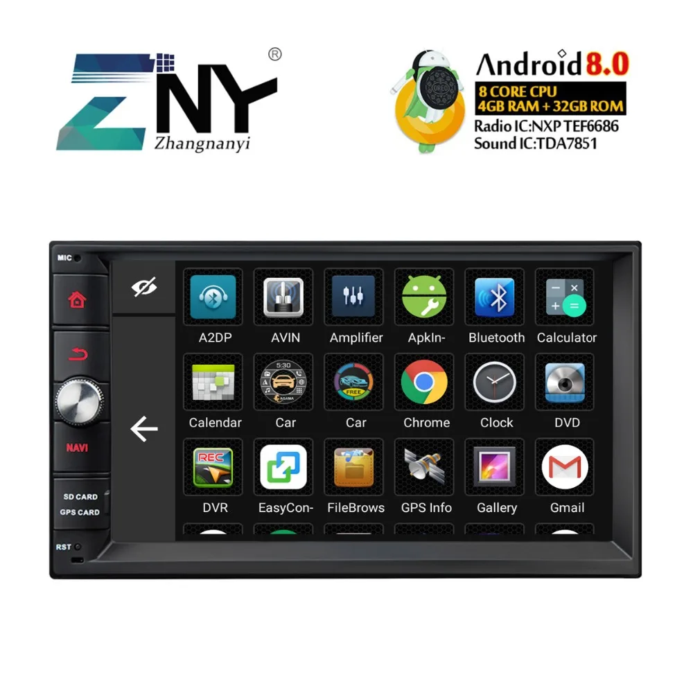 7 &quotHD Android 8 0 автомобильный стерео Core Процессор для старых Nissan hyundai серии