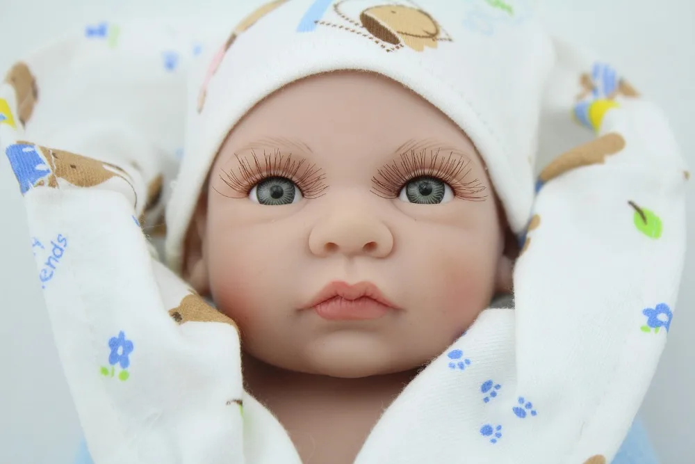 NPKDOLL силиконовые куклы для новорожденных мягкие ручной работы 11 дюймов 28 см