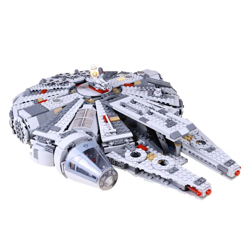 Строительные блоки Millennium игрушки Falcon совместимые legoed Звездные войны космический
