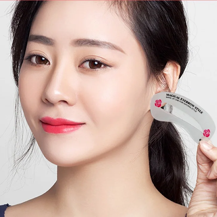 24 Styles Grooming Eyebrow Stencil Kit Makeup Tools DIY Beauty Template For Women Accessories | Красота и здоровье