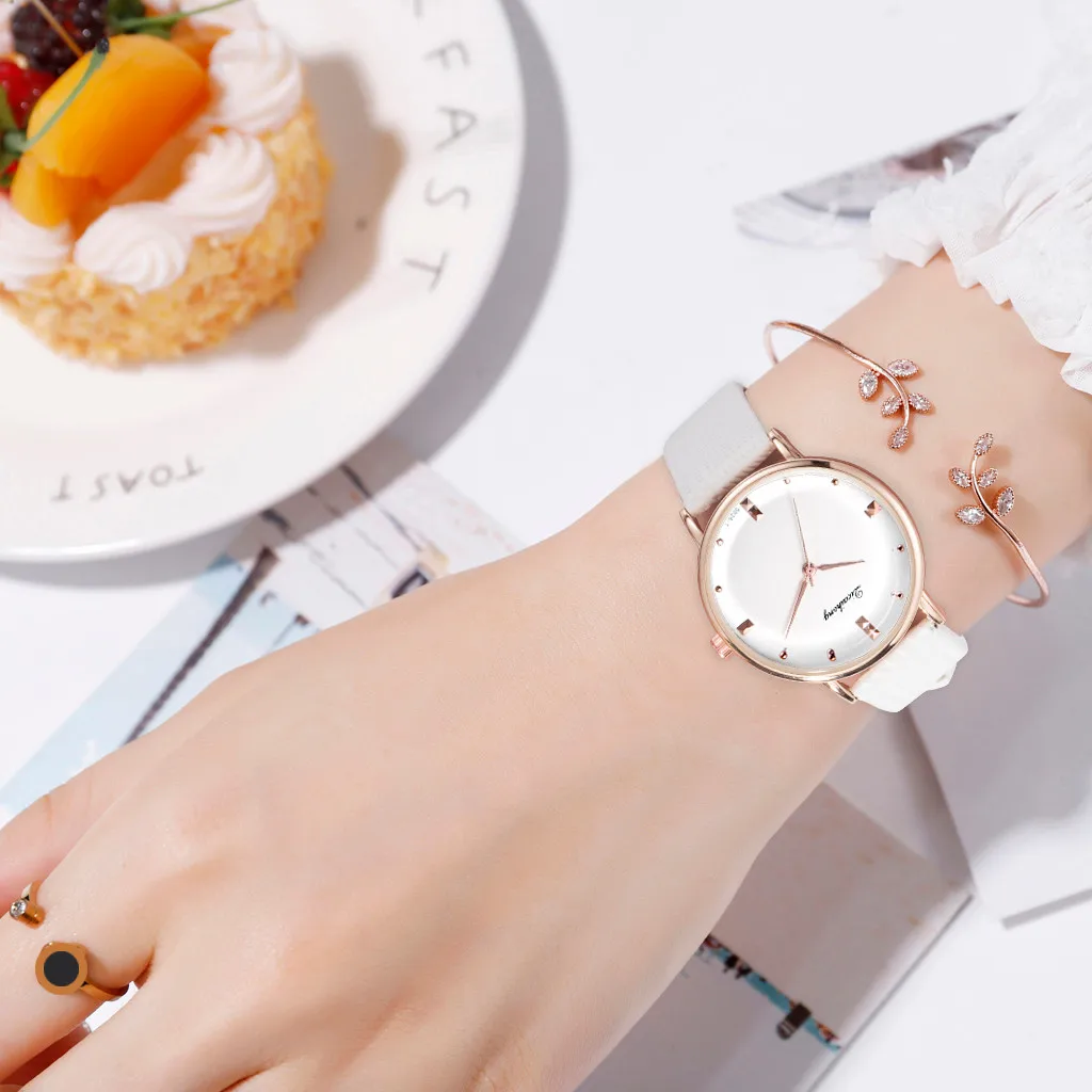 Лучшие продажи Montre Femme женские часы GENEVA часы кожаные кварцевые женские часы Bayan Kol Saati женские наручные часы
