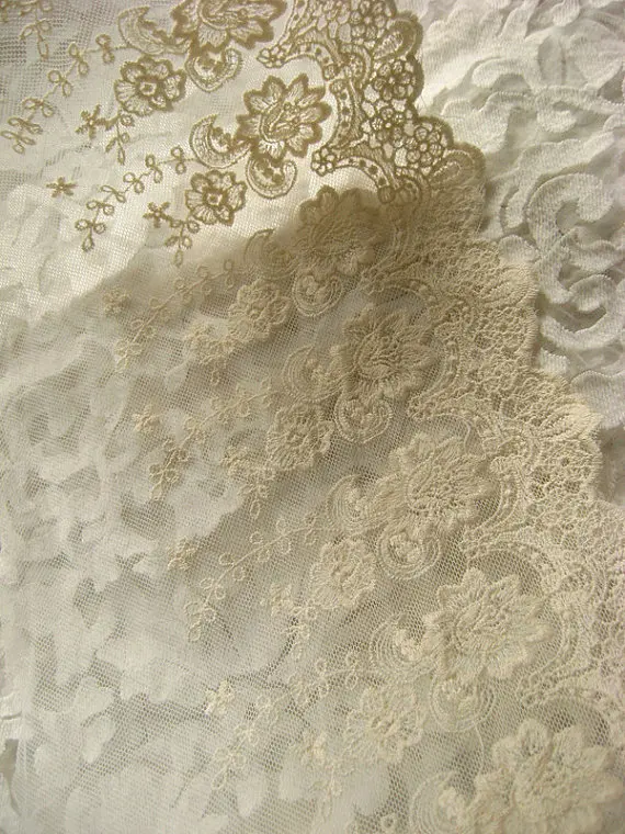 Вышитые розы цветочные кружева Свадебные Кружева винтажные кружева|ivory lace trim|lace