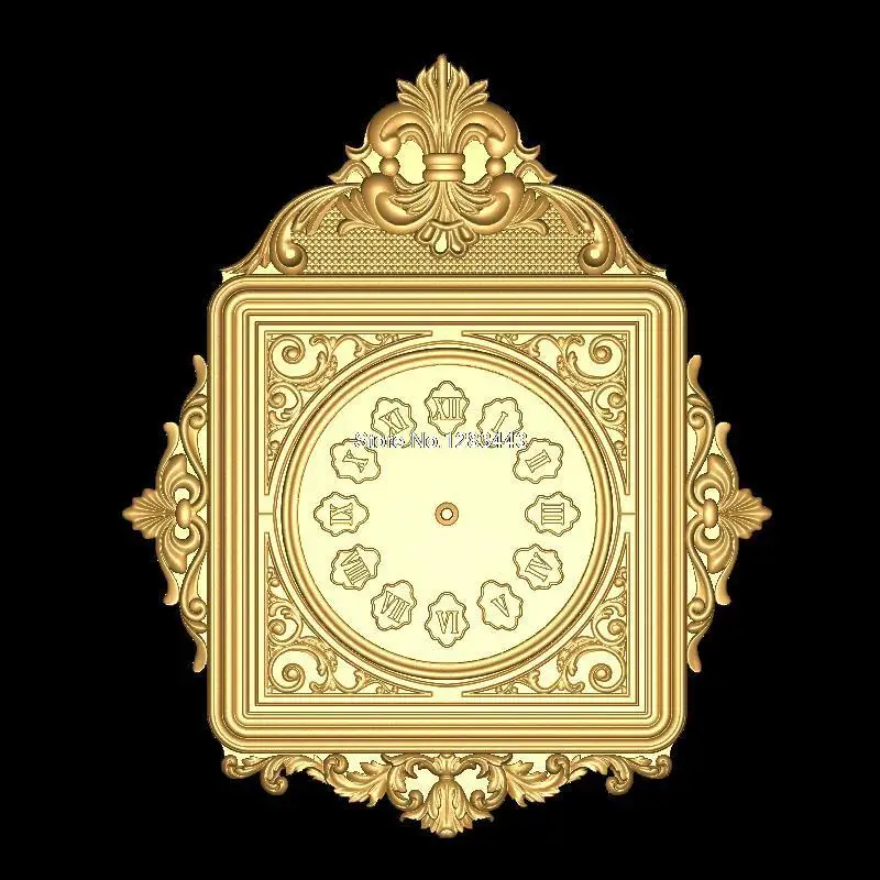 3D модель рельеф STL формат файла для CNC Clock_11 дизайн часов|stl file format|3d model reliefstl files |