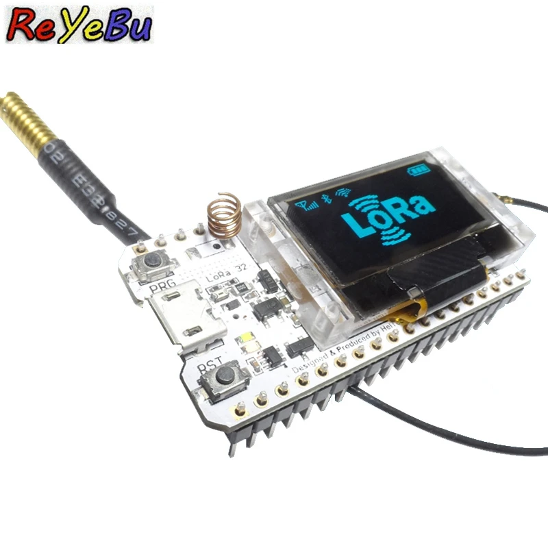 Макетная плата для Arduino с антенной 2 шт./лот ESP32 SX1278 0 96 дюйма синий OLED дисплей Bluetooth