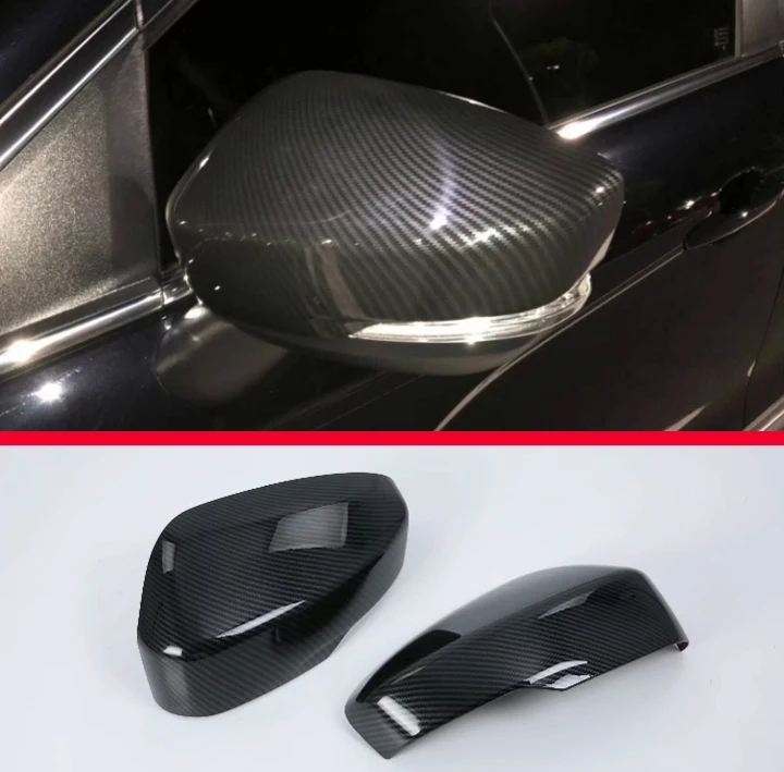Для Mitsubishi ECLIPSE CROSS 2018 2019 углеродного волокна Стиль двери боковые зеркала заднего