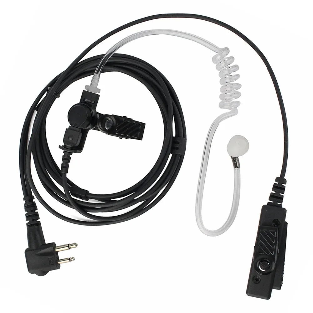 PTT 2PIN наушники с микрофоном 10 шт. большой размер гарнитура для Motorola EP450 PRO1150 CP100 GP2000