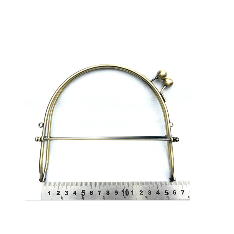 Bronze half round metal purse frame 6 inch (15cm)