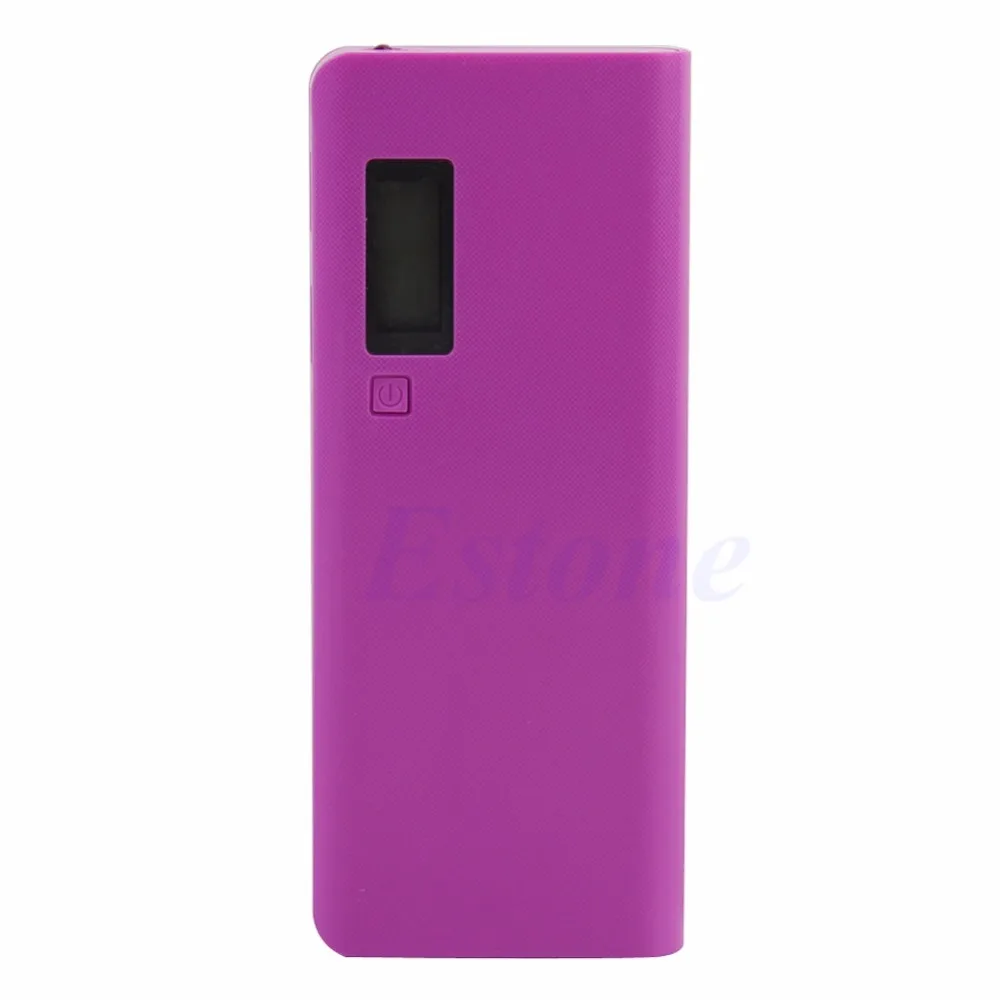1 шт. для iPhone светодиодный 5x18650 Двойной USB внешний аккумулятор зарядное устройство