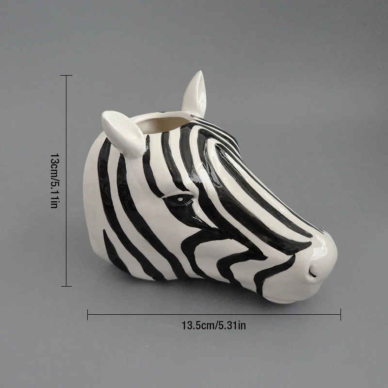 Zebra Rhino лошадь динозавр игрушка Декор наклейка единорог торт статуя настенная