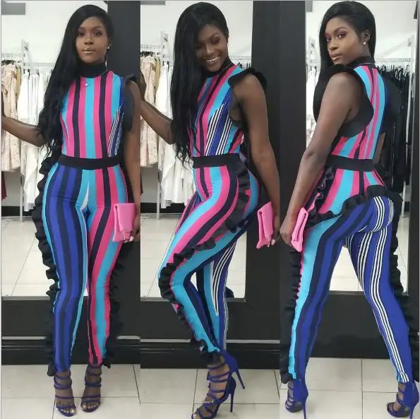 2019 all-color jumpsuit with African characteristics | Тематическая одежда и униформа