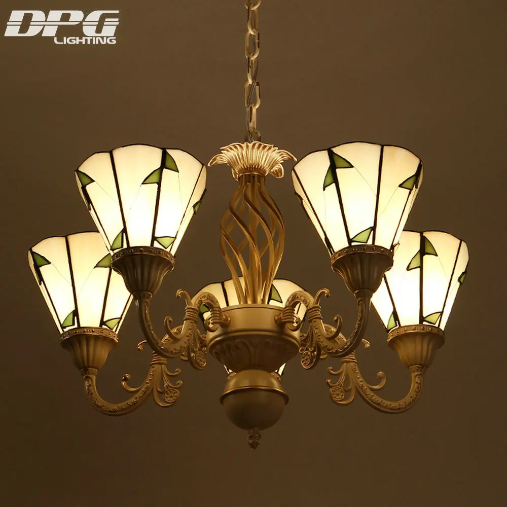 Современное цветное стекло флеш подвесные люстры Tiffanylamp винтажная лампа