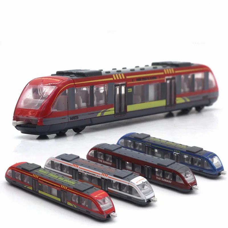Поезд набор Миниатюрная модель литья под давлением 1: 64 поезд игрушечные лошадки