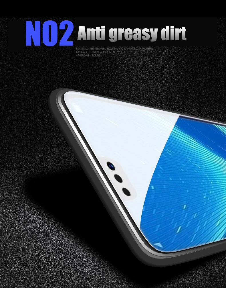 Закаленное стекло для Huawei Honor 8X / Max 2 шт. защита экрана 9H 2.5D Anti Blu Ray стеклянная