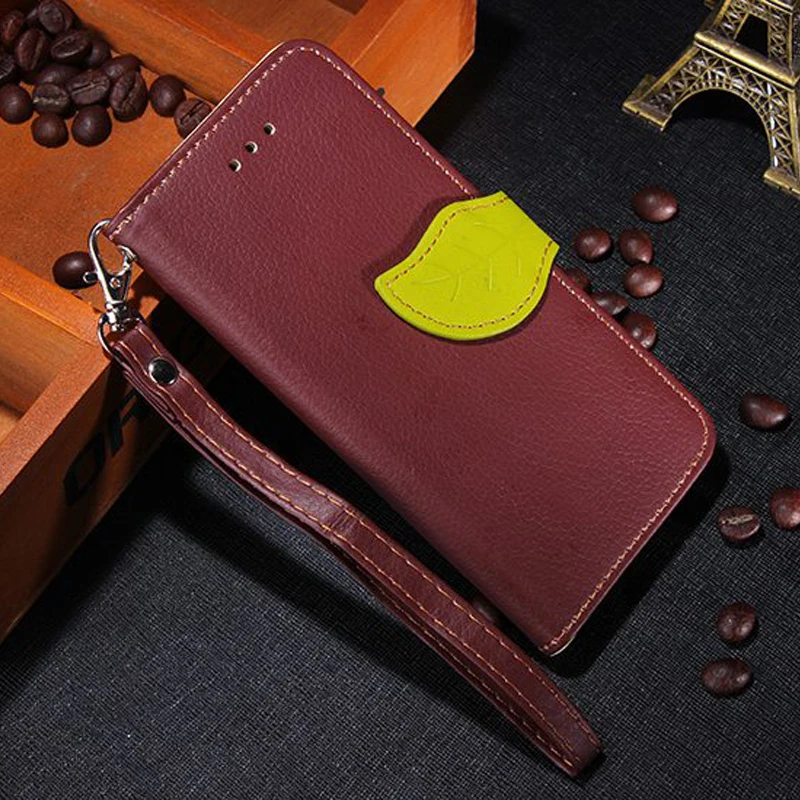 Leaf Style PU Leather Case For Asus Zenfone 3 Max ZC553KL ZC520TL Flip 3s ZC521TL Stand Cover +Lanyard |