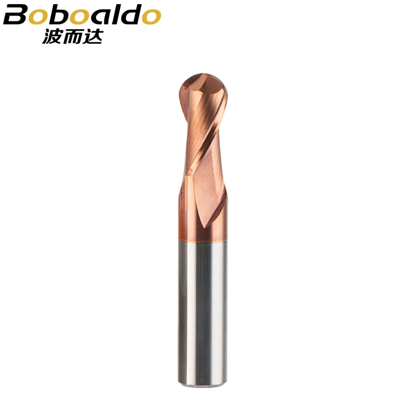Концевая фреза HRC50 с коническим шариком вольфрамовое покрытие шаровая Головка