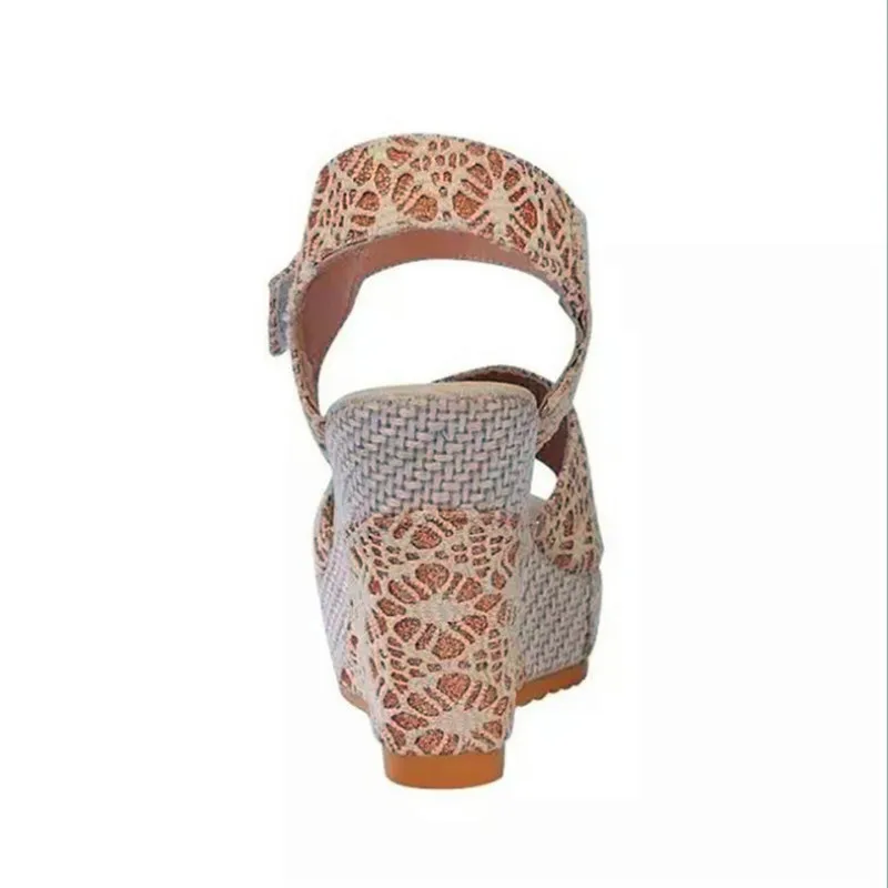 Sandalias Mujer/женские сандалии Летние женские босоножки на танкетке Шлепанцы