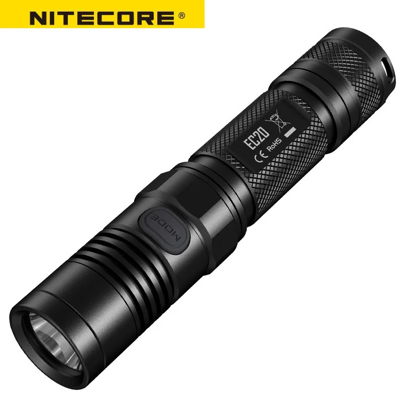 

NITECORE EC20 960 Lumens CREE XM-L2 T6 Flashlight Waterproof Sleek Tubular Body 18650 Camping Portable Torch Free Shipping