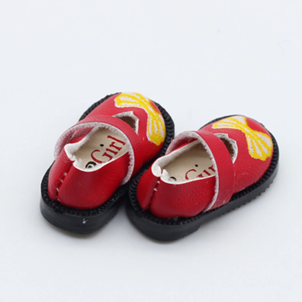 3 2 см 1/8 обувь с бантом принтом для кукол BJD Blyth Pullip Licca Lati 1/6|for bjd|shoes for blythe1/6 shoes |