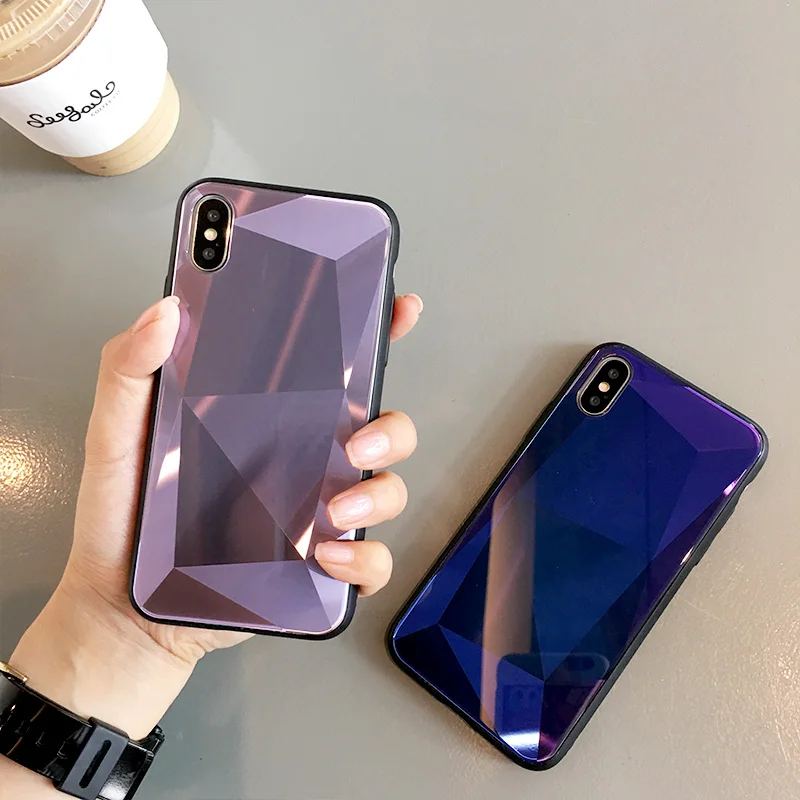 Роскошный чехол для iPhone X 7 8 Plus Xr Xs макс. закаленное стекло 6 S 6s iPhone8 жесткий Coque Ipone