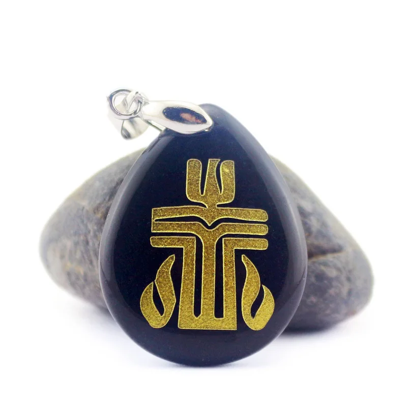 Carved Резные Подвески христианские цифры пожилых подвеска с логотипом Ювелирные