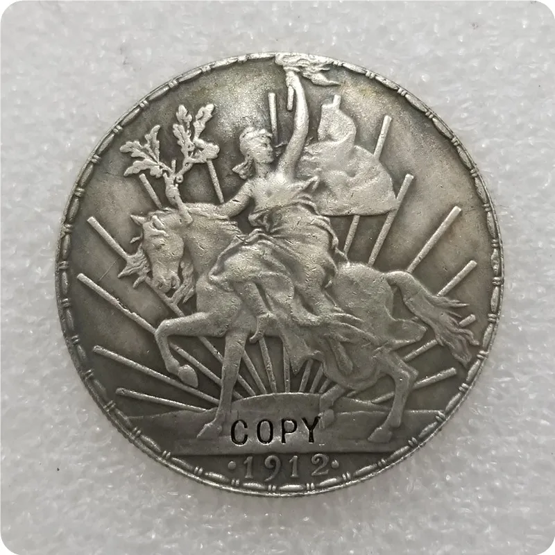 1909 (CH. Pillet) 1910 1912 1914 Мексика 1 песо копия памятные монеты Реплика медаль