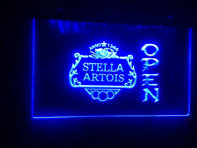 B38 Stella Artois пива открытый бар светодиодный неоновый светильник знак|sign led|signs opensign
