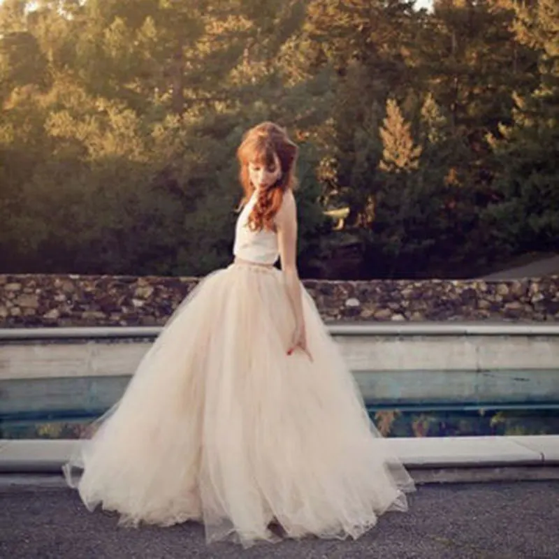 Подъюбник Свадебный 7 слойный летняя стильная плиссированная юбка средней длины