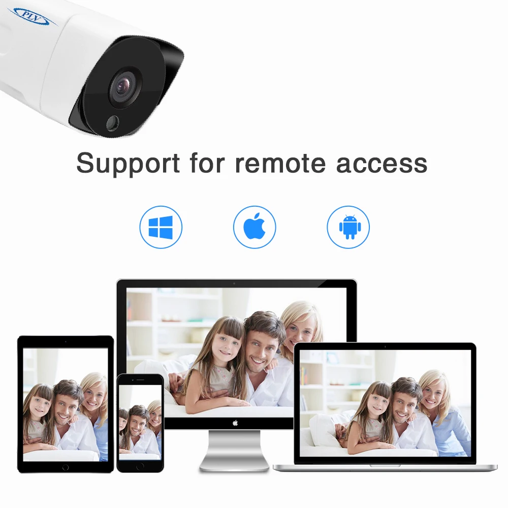 Plv 2mp CMOS Пуля IP Камера 3.6/6 мм объектив Full HD 1080 P POE Модуль открытый водонепроницаемый