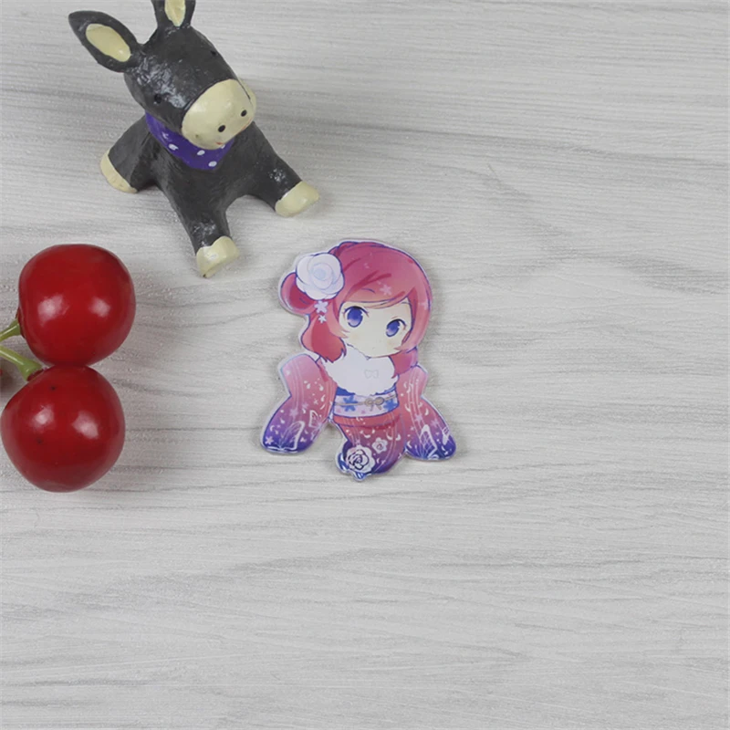 1 шт. kawaii мультфильм люди акриловый Значок Pin Выводы для броши одежда вечерние
