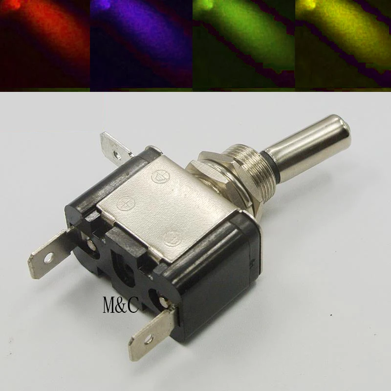 Красный светодиодный переключатель света 12 V 20A вкл/выкл SPST Автомобиль Грузовик