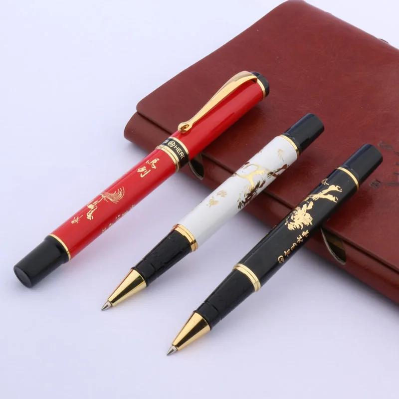 Высококачественная Черная красная белая китайская шариковая ручка | Канцтовары
