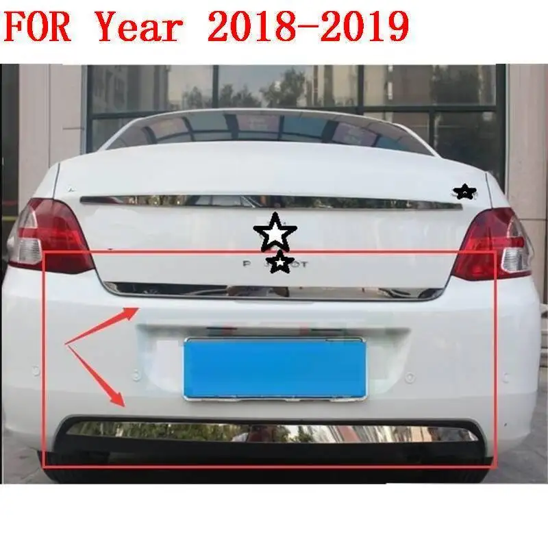 Car Automobile Decorative Wing Mirror Rear Bumper Trunk Exterior Fashion Modification Mouldings Accessory 18 19 FOR Peugeot 301