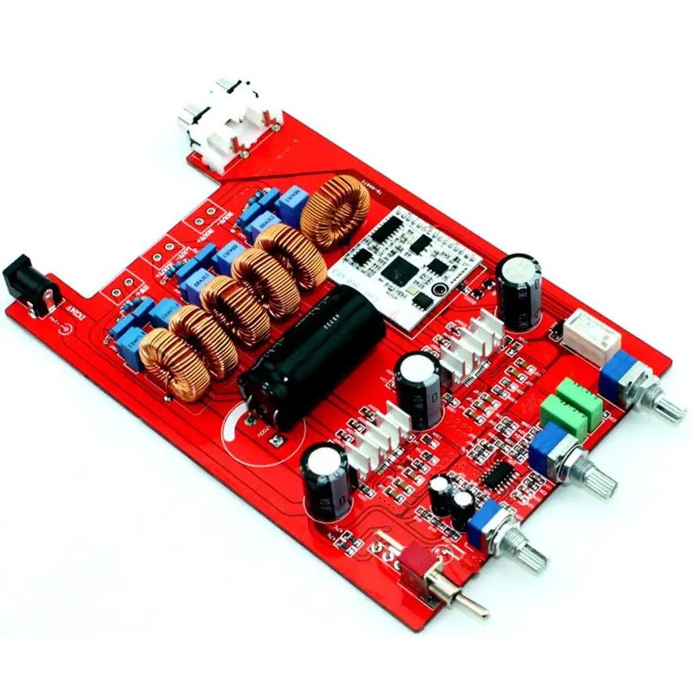 TPA3116 2 1 Bluetooth 100 Вт + 50*2 класса D усилитель мощности плата HIFI YJ00289|Усилители мощности|
