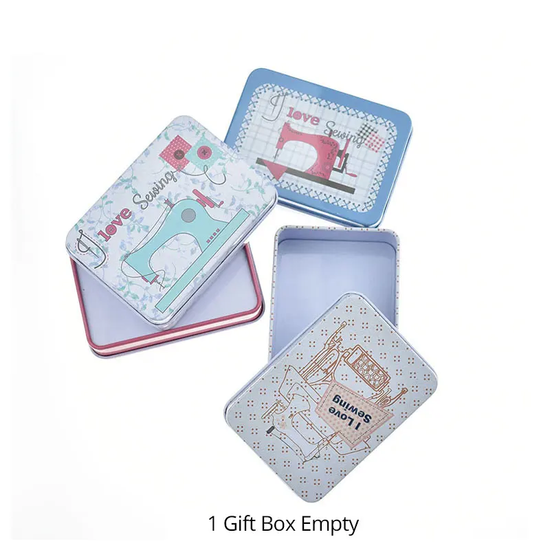 1 Gift Box Empty 40 шт. Сделай Сам декоративный набор инструментов алюминиевый Сафти пинкс лента пластиковые вязальные иглы стежки маркеры швейные инструменты аксессуары - Цвет: 1 Gift Box Empty